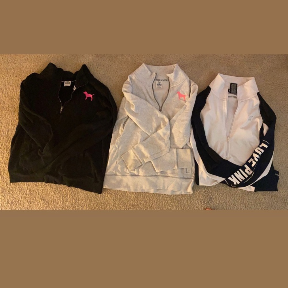 vs pink pullover bundle